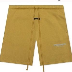 NWT Fear of God Sweatshorts in Amber Size Small